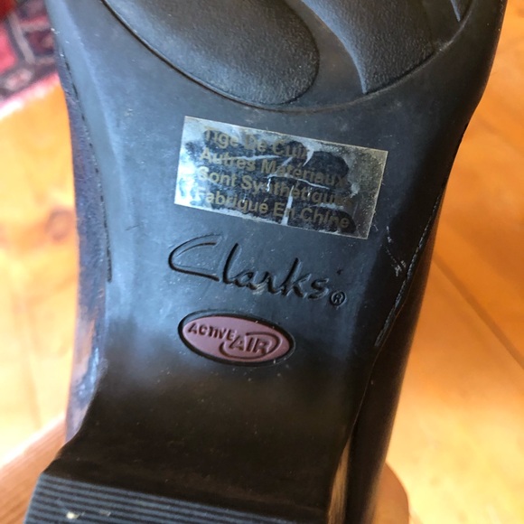 Clarks navy blue pumps - 7 wide - Picture 4 of 7